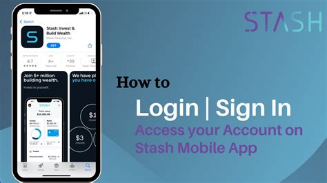 stash log in.